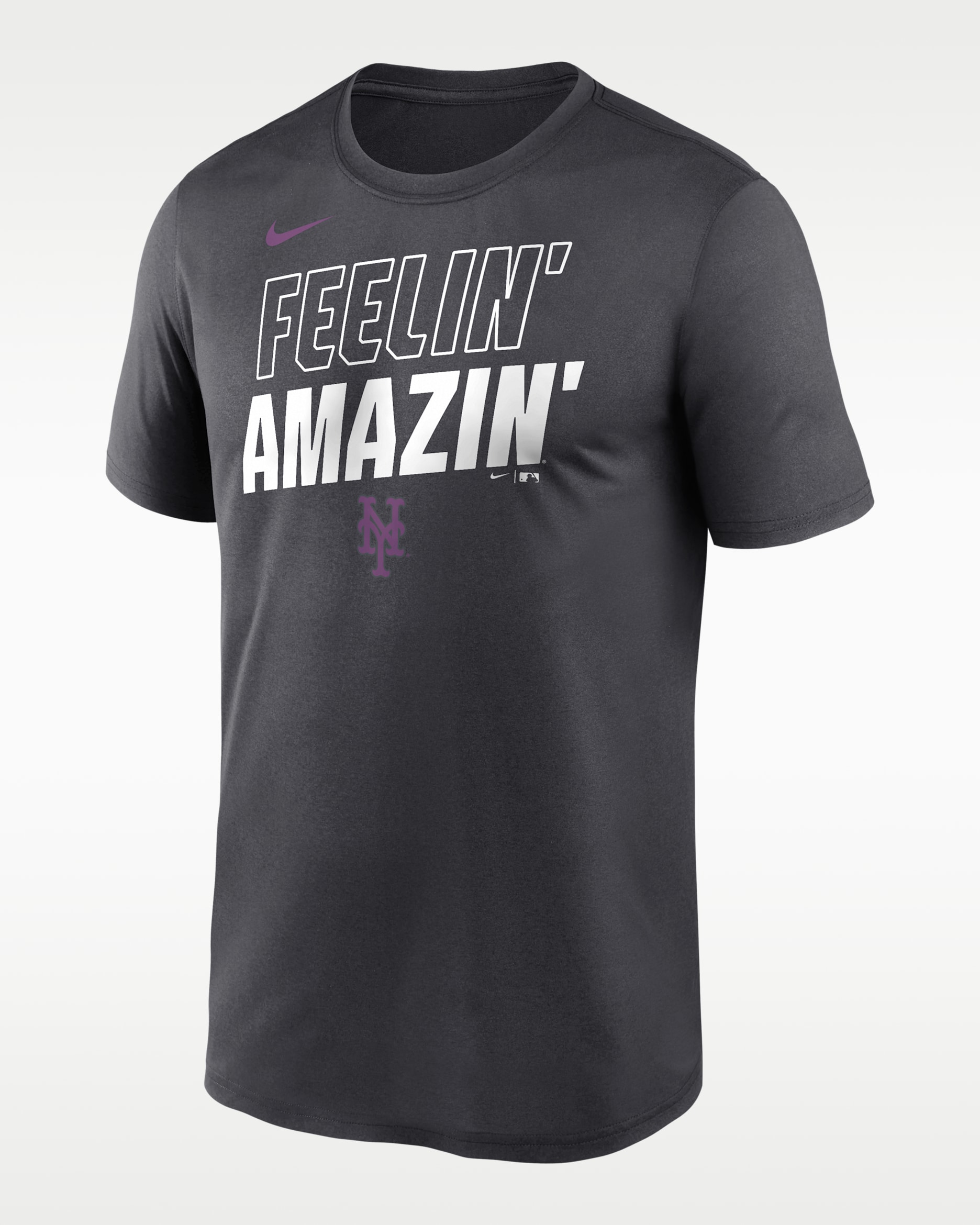 New York Mets City Connect Team Phrase Script Men's Nike Dri-FIT